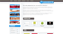 Desktop Screenshot of cadeaubon.be